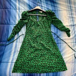 Long sleeve flower dress